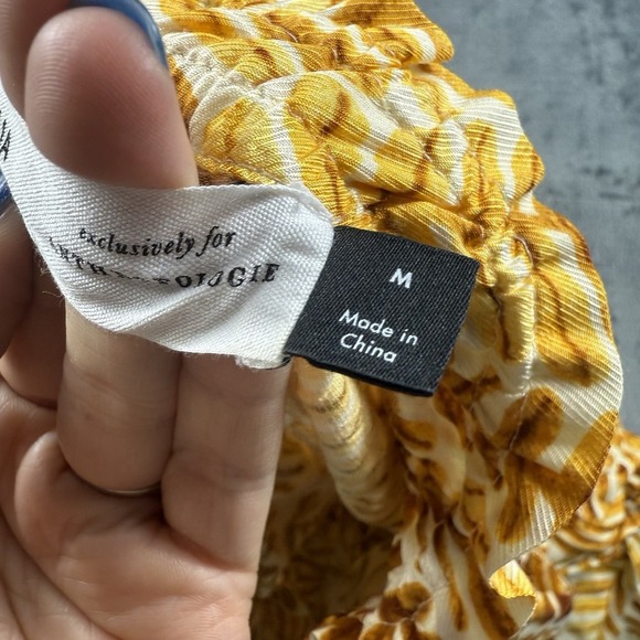 Anthropologie Cecelia Pettersson Wide Leg boho Pull On Floral Print Pants size M - Picture 4 of 7